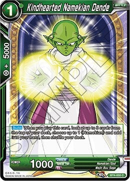 Image for Kindhearted Namekian Dende (Colossal Warfare) (BT4-055) - Dragon Ball Super: Masters