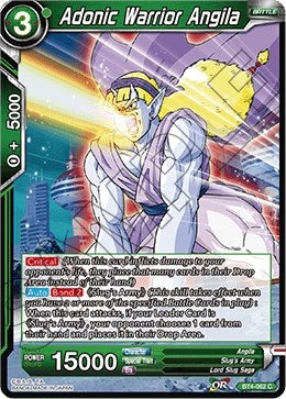 Image for Adonic Warrior Angila (Colossal Warfare) (BT4-062) - Dragon Ball Super: Masters