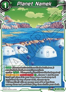Image for Planet Namek (Colossal Warfare) (BT4-069) - Dragon Ball Super: Masters