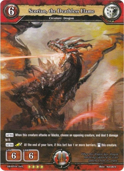 Image for Scorian, the Deathless Flame (Surge of Titans) (DB-BT04/049) - Dragoborne