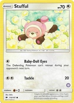 Image for Stufful (12) (SM Trainer Kit: Alolan Sandslash & Alolan Ninetales) (110/147) - Pokemon