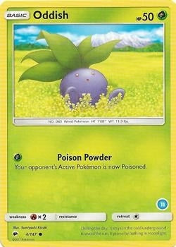 Image for Oddish (11) (SM Trainer Kit: Alolan Sandslash & Alolan Ninetales) (4/147) - Pokemon