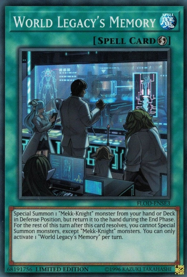 Image for World Legacy's Memory (Flames of Destruction) (FLOD-ENSE3) - YuGiOh