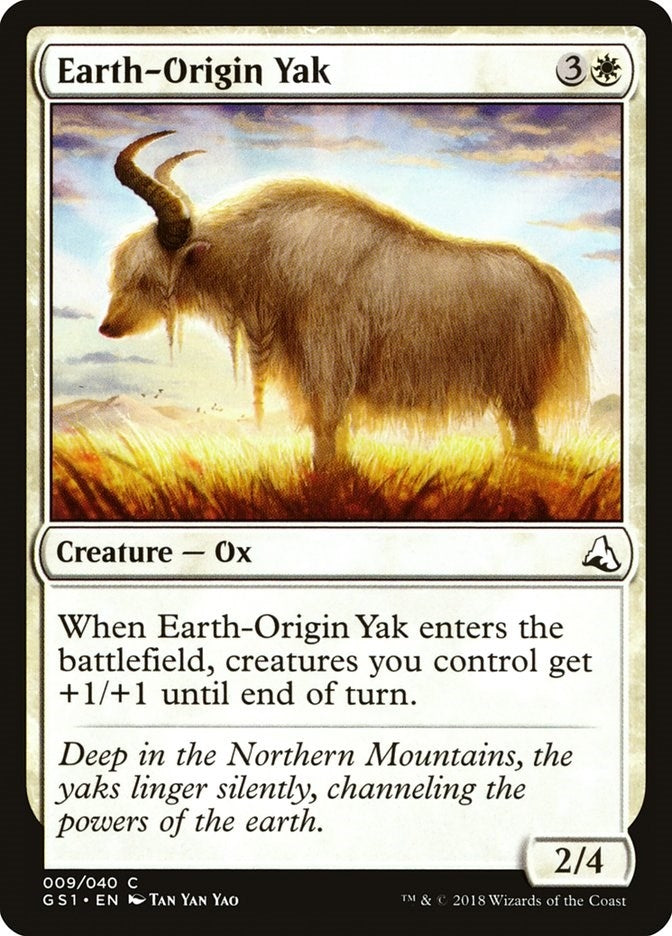 Image for Earth-Origin Yak (Global Series Jiang Yanggu & Mu Yanling) (9) - Magic: The Gathering