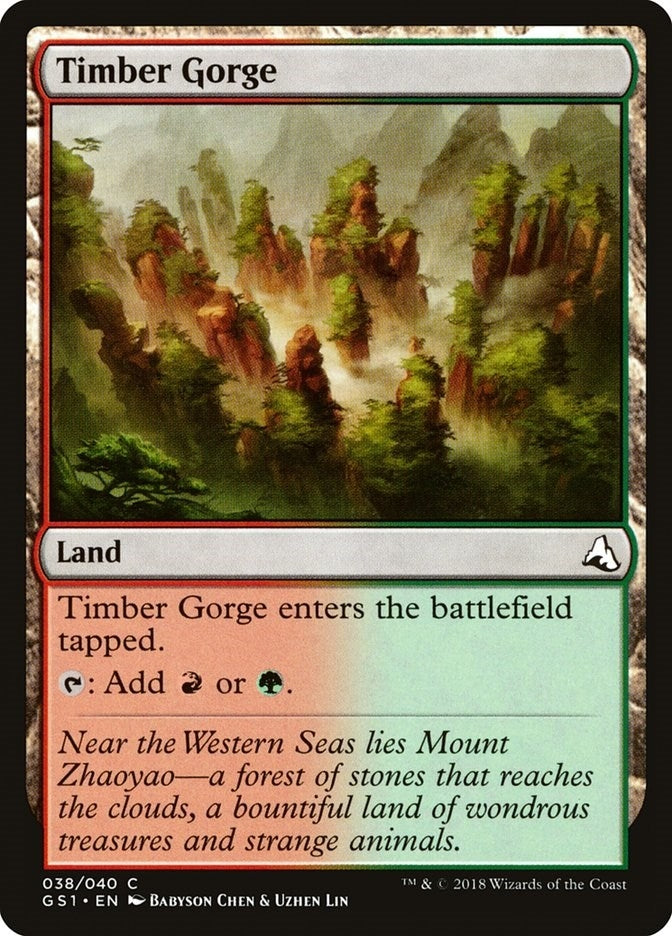 Image for Timber Gorge (Global Series Jiang Yanggu & Mu Yanling) (38) - Magic: The Gathering