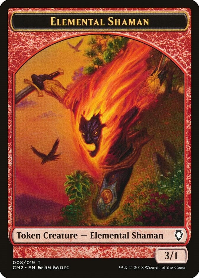 Image for Elemental Shaman Token (Commander Anthology Volume II) (8) - Magic: The Gathering