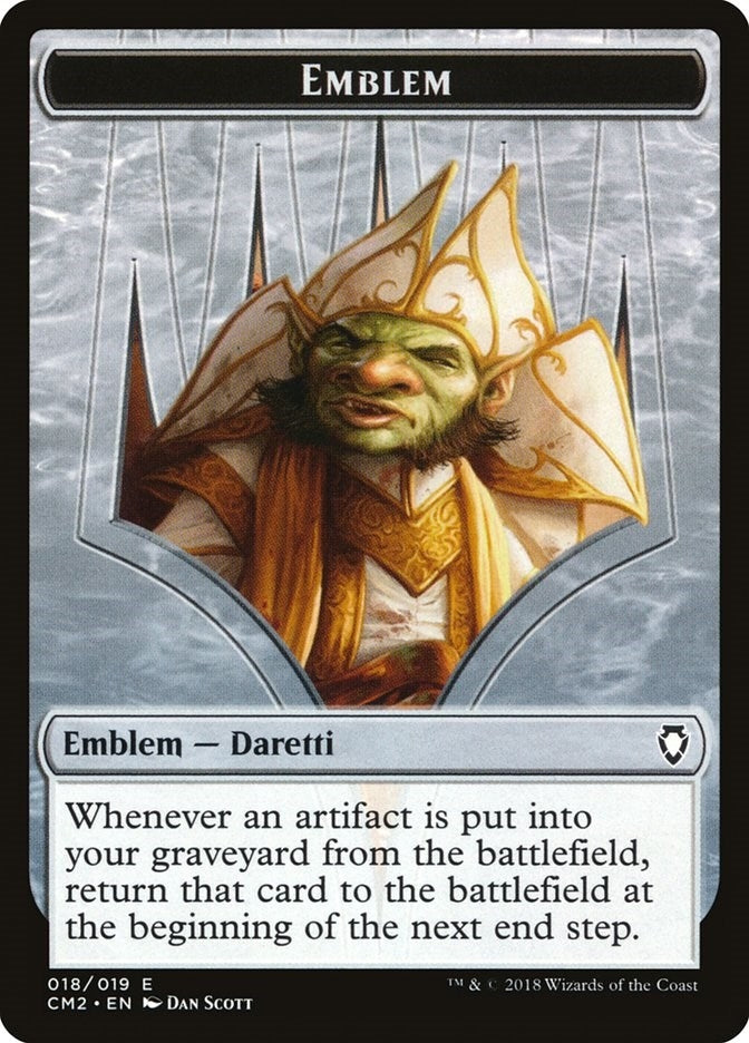 Image for Emblem - Daretti, Scrap Savant (Commander Anthology Volume II) (18) - Magic: The Gathering