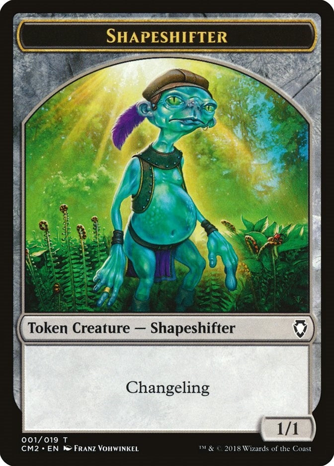Image for Shapeshifter Token (Commander Anthology Volume II) (1) - Magic: The Gathering