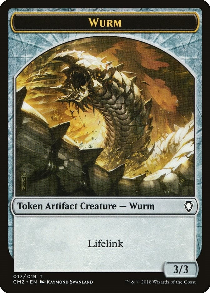 Image for Wurm Token (Lifelink) (Commander Anthology Volume II) (17) - Magic: The Gathering