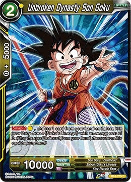 Image for Unbroken Dynasty Son Goku (Colossal Warfare) (BT4-079) - Dragon Ball Super: Masters