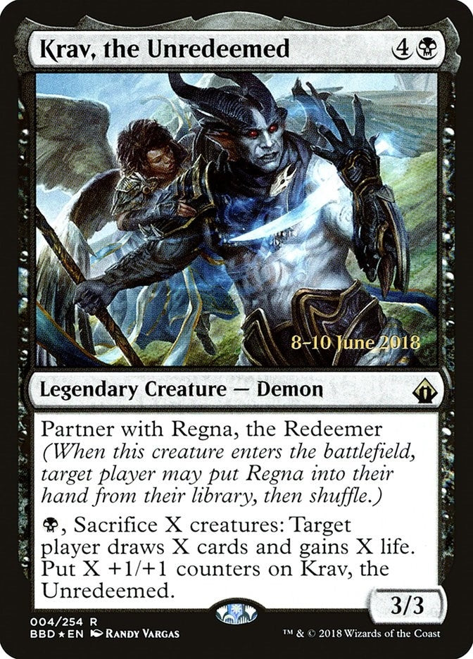 Image for Krav, the Unredeemed (Launch Party & Release Event Promos) (4) - Magic: The Gathering