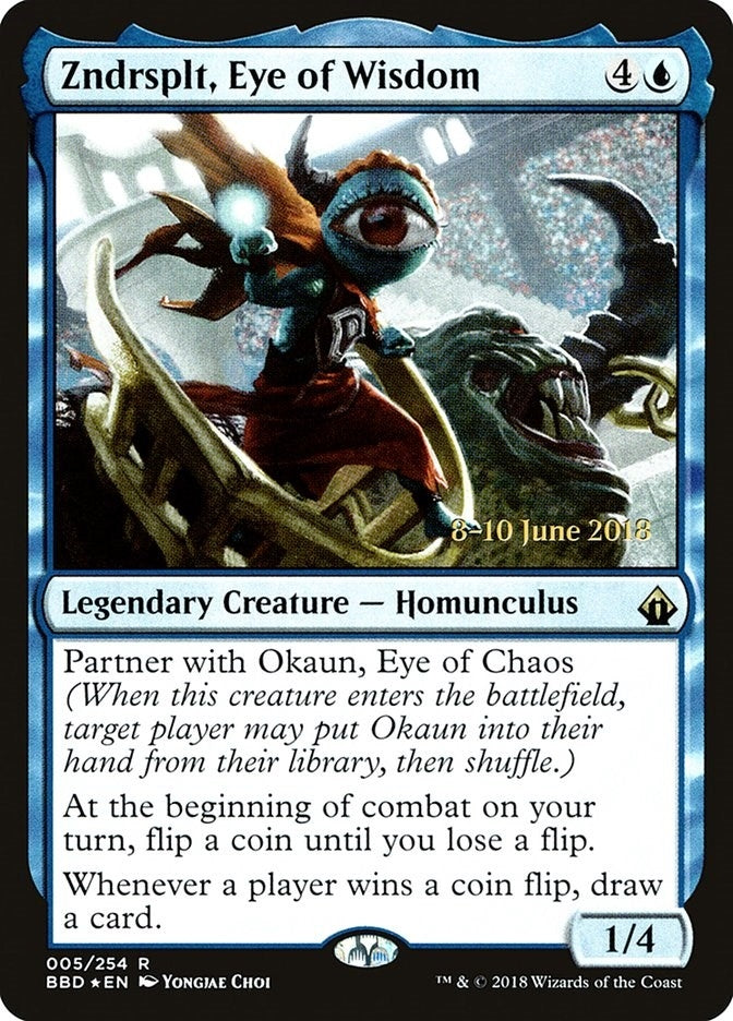 Image for Zndrsplt, Eye of Wisdom (Launch Party & Release Event Promos) (5) - Magic: The Gathering