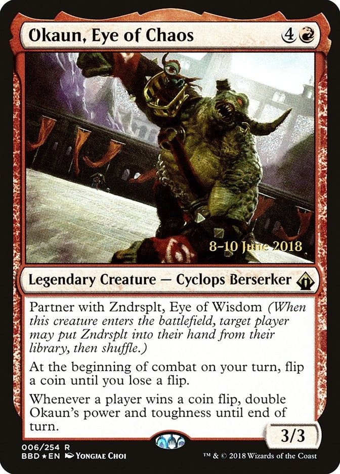 Image for Okaun, Eye of Chaos (Launch Party & Release Event Promos) (6) - Magic: The Gathering