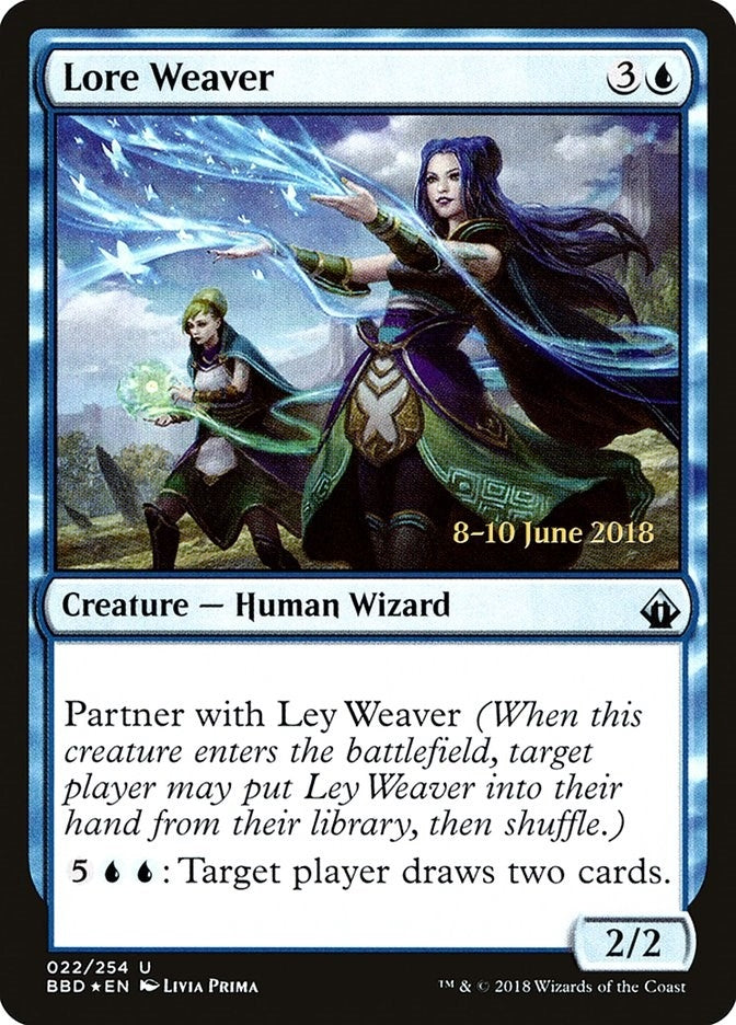 Image for Lore Weaver (Launch Party & Release Event Promos) (22) - Magic: The Gathering