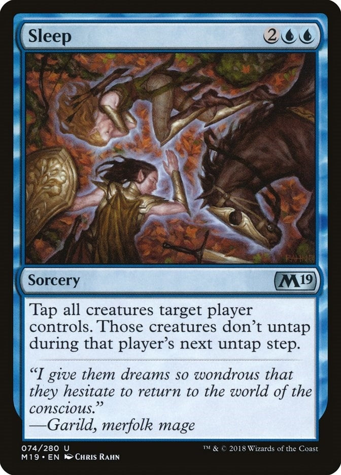 Image for Sleep (Core Set 2019) (74) - Magic: The Gathering