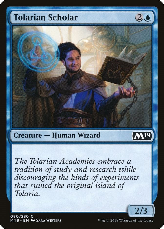 Image for Tolarian Scholar (Core Set 2019) (80) - Magic: The Gathering