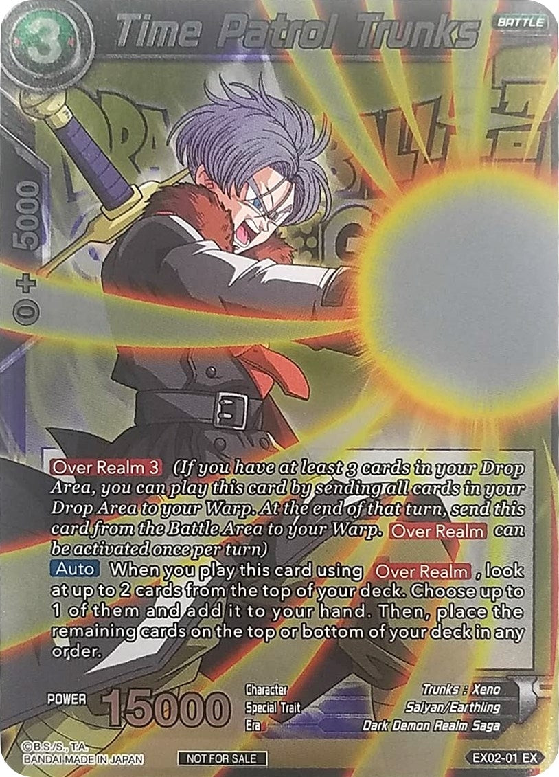 Image for Time Patrol Trunks (Metallic Foil) (Event Pack 2018) (Promotion Cards) (EX02-01) - Dragon Ball Super: Masters