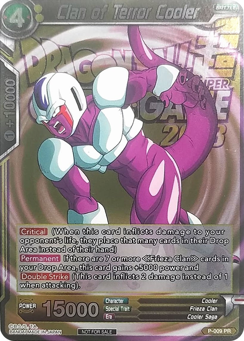 Image for Clan of Terror Cooler (Metallic Foil) (Event Pack 2018) (Promotion Cards) (P-009) - Dragon Ball Super: Masters