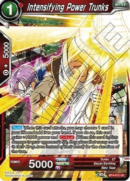 Image for Intensifying Power Trunks (Colossal Warfare) (BT4-012) - Dragon Ball Super: Masters
