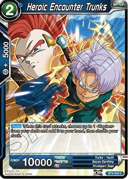 Image for Heroic Encounter Trunks (Colossal Warfare) (BT4-033) - Dragon Ball Super: Masters