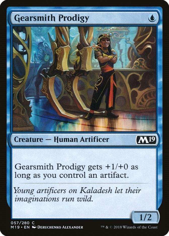 Image for Gearsmith Prodigy (Core Set 2019) (57) - Magic: The Gathering