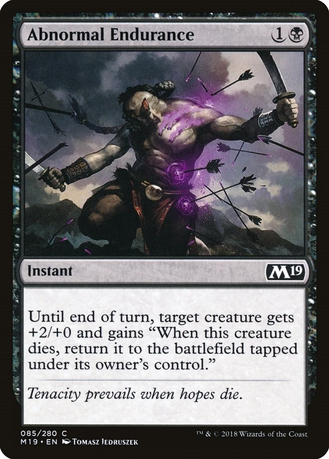 Image for Abnormal Endurance (Core Set 2019) (85) - Magic: The Gathering