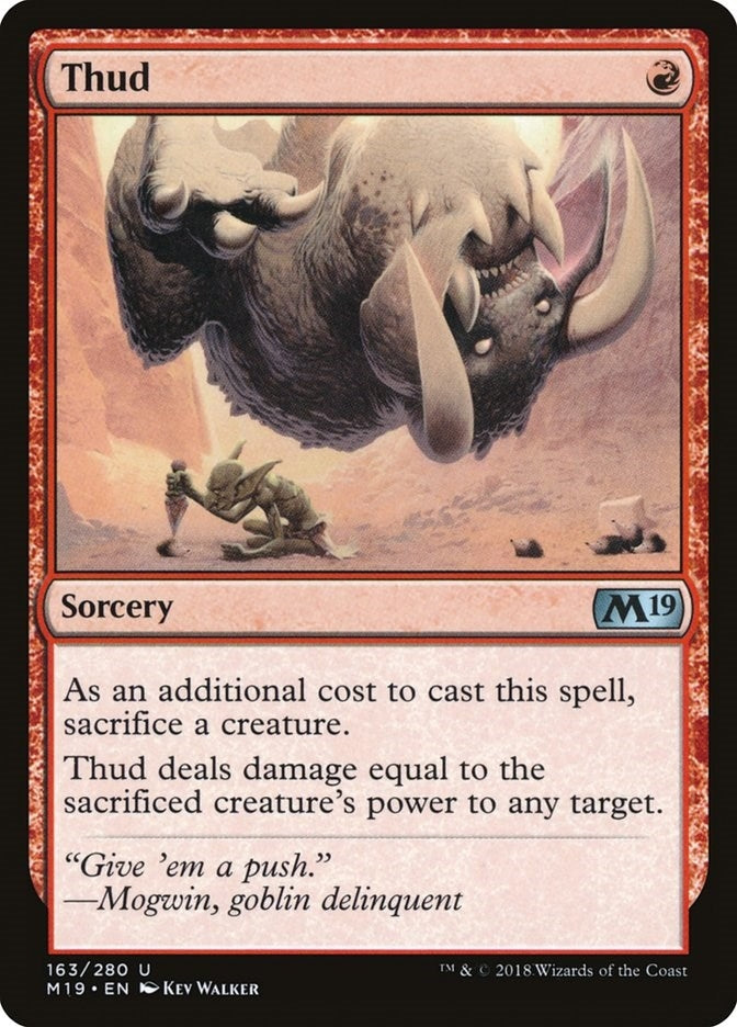 Image for Thud (Core Set 2019) (163) - Magic: The Gathering