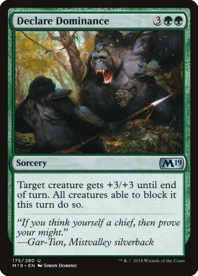 Image for Declare Dominance (Core Set 2019) (175) - Magic: The Gathering