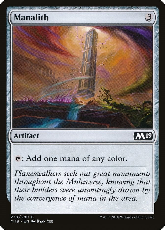 Image for Manalith (Core Set 2019) (239) - Magic: The Gathering