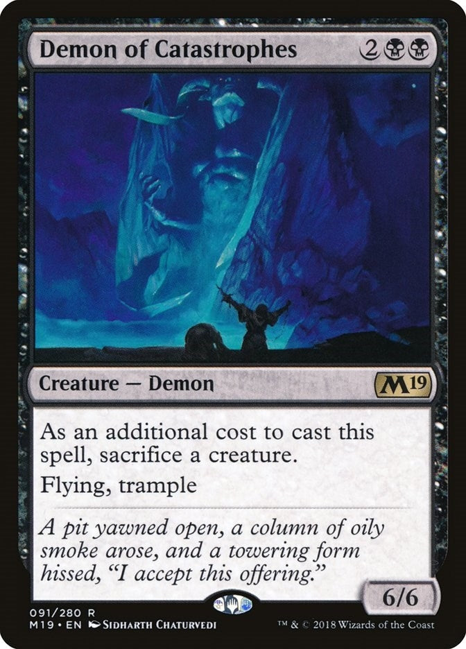 Image for Demon of Catastrophes (Core Set 2019) (91) - Magic: The Gathering