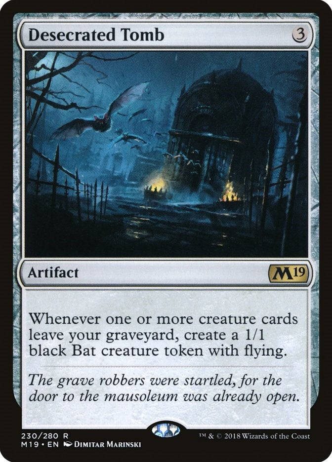 Image for Desecrated Tomb (Core Set 2019) (230) - Magic: The Gathering
