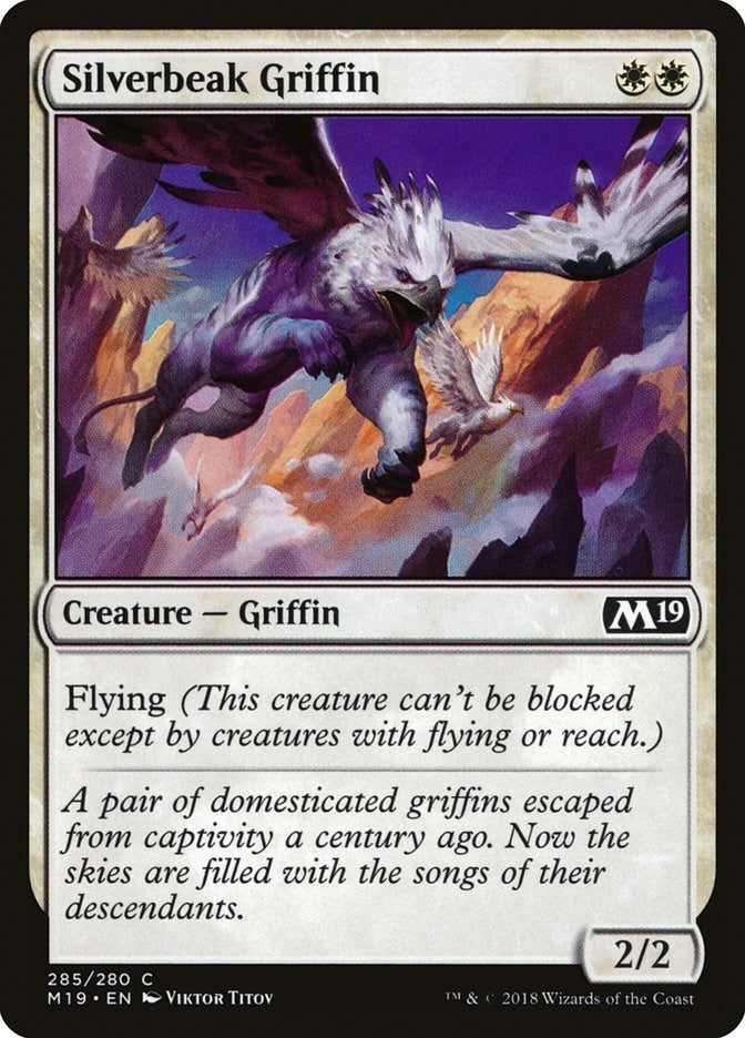Image for Silverbeak Griffin (Core Set 2019) (285) - Magic: The Gathering