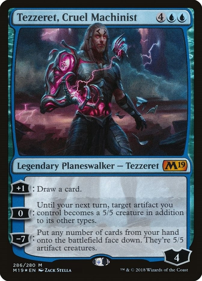 Image for Tezzeret, Cruel Machinist (Core Set 2019) (286) - Magic: The Gathering
