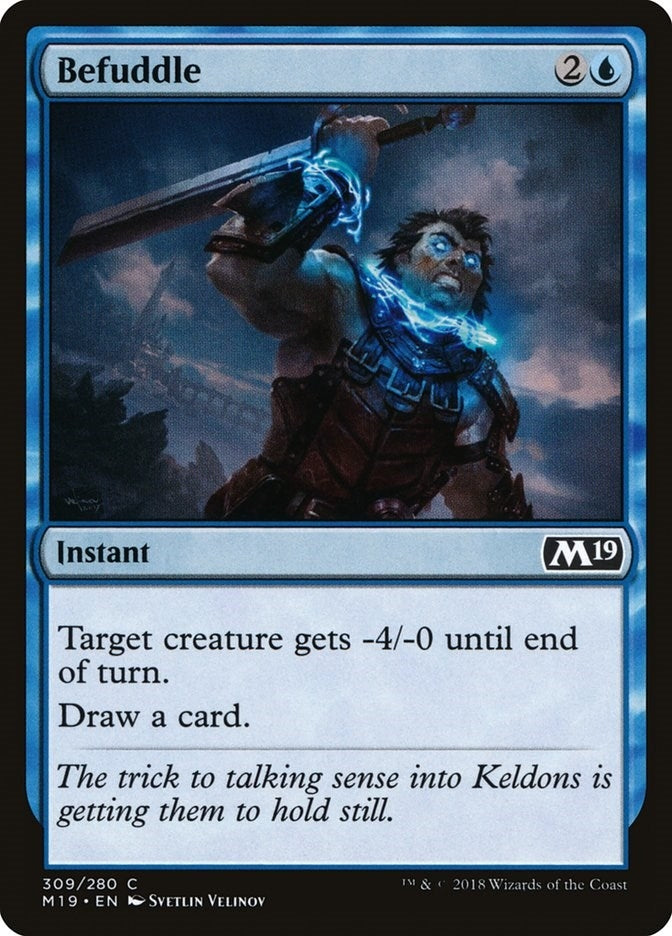 Image for Befuddle (Core Set 2019) (309) - Magic: The Gathering