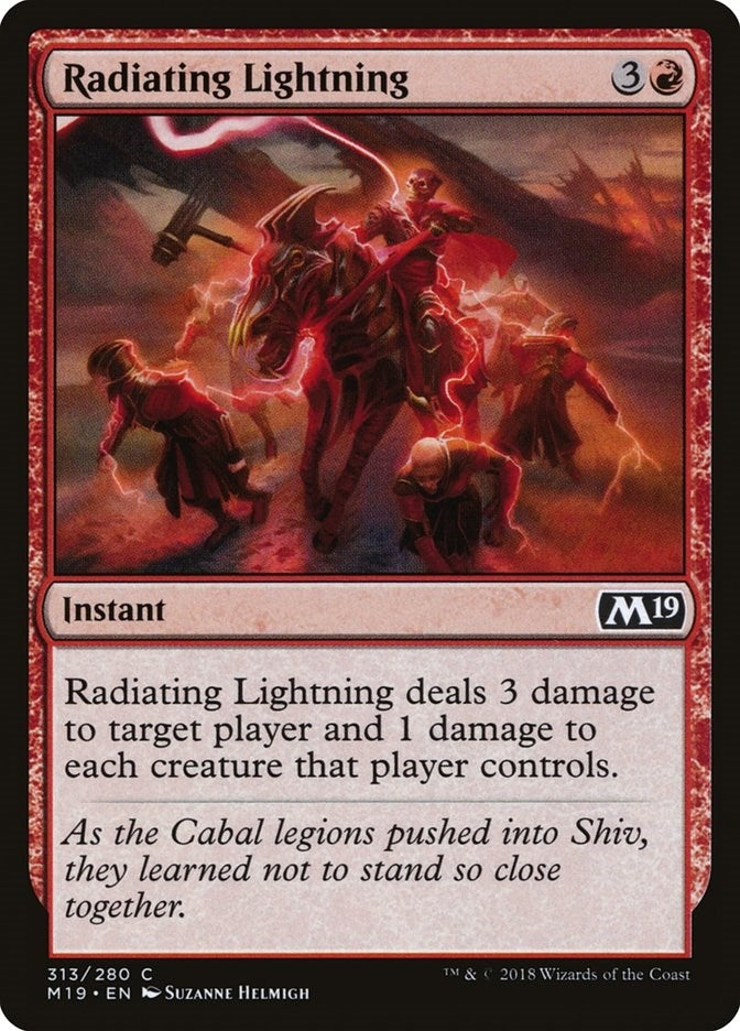 Image for Radiating Lightning (Core Set 2019) (313) - Magic: The Gathering