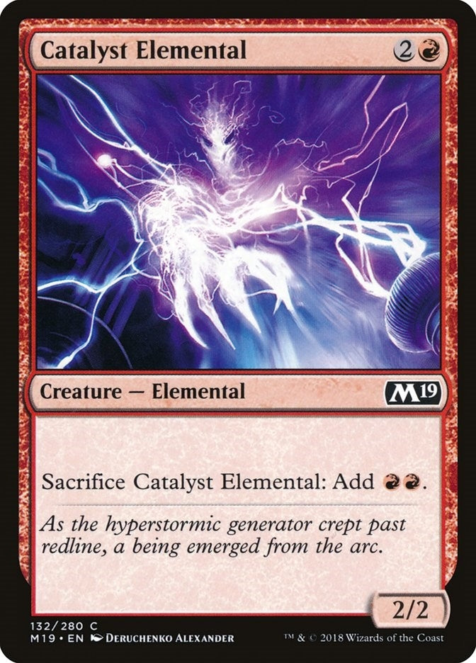 Image for Catalyst Elemental (Core Set 2019) (132) - Magic: The Gathering
