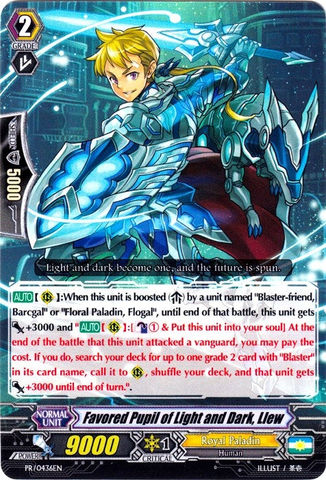 Image for Favored Pupil of Light and Dark, Llew (Promo Cards) (PR/0436EN) - Cardfight Vanguard