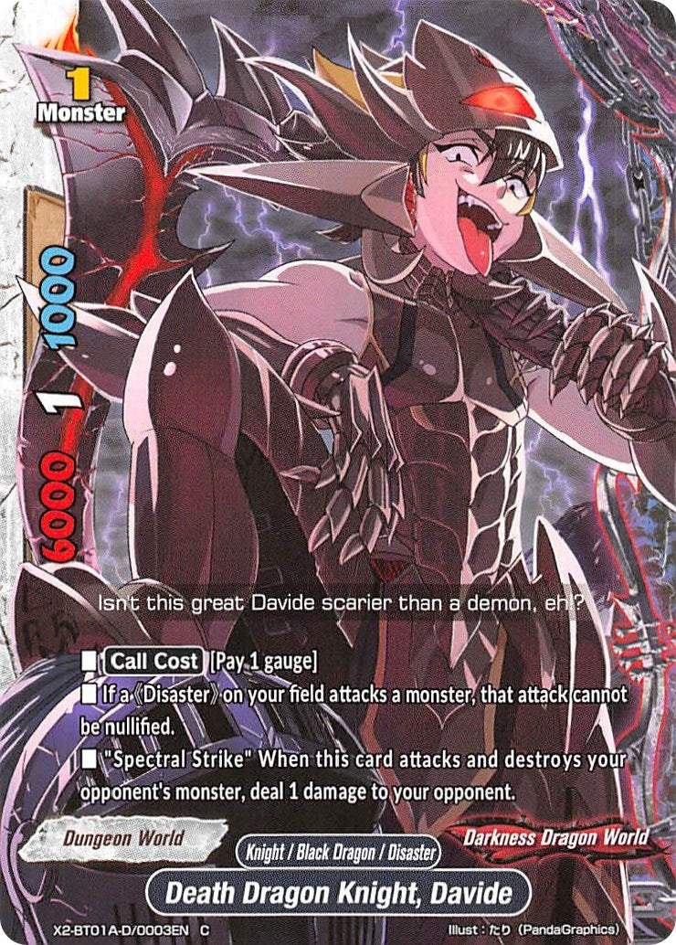 Image for Death Dragon Knight, Davide (Solar Strife) (X2-BT01A-D/0003EN) - Future Card BuddyFight