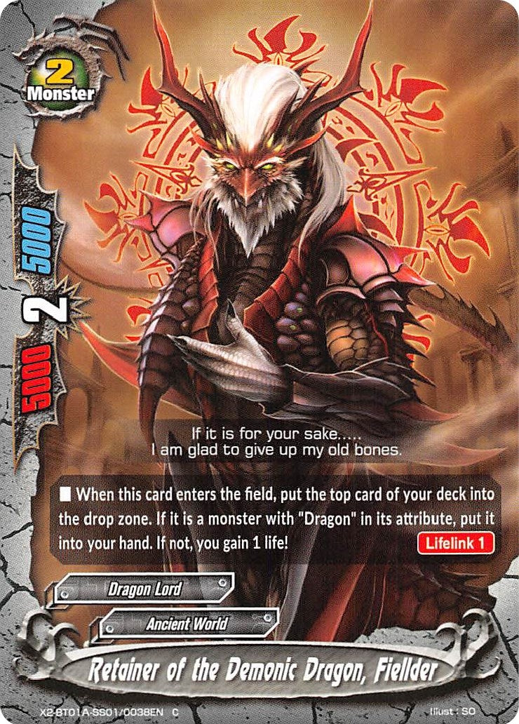 Image for Retainer of the Demonic Dragon, Fiellder (Solar Strife) (X2-BT01A-SS01/0038EN) - Future Card BuddyFight