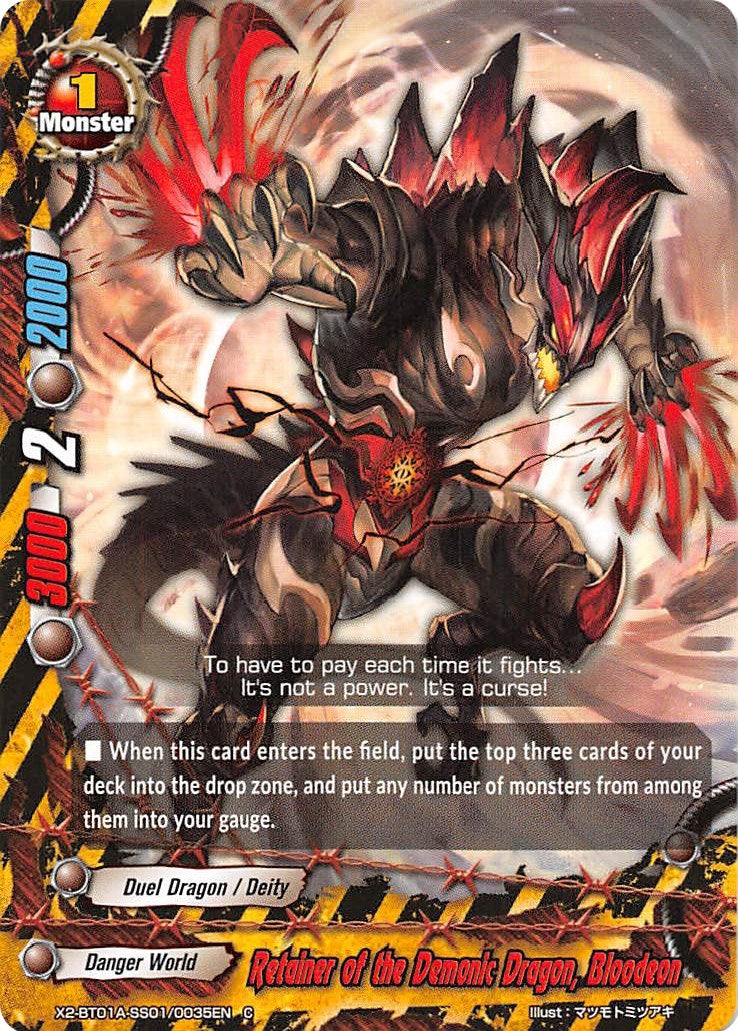 Image for Retainer of the Demonic Dragon, Bloodeon (Solar Strife) (X2-BT01A-SS01/0035EN) - Future Card BuddyFight