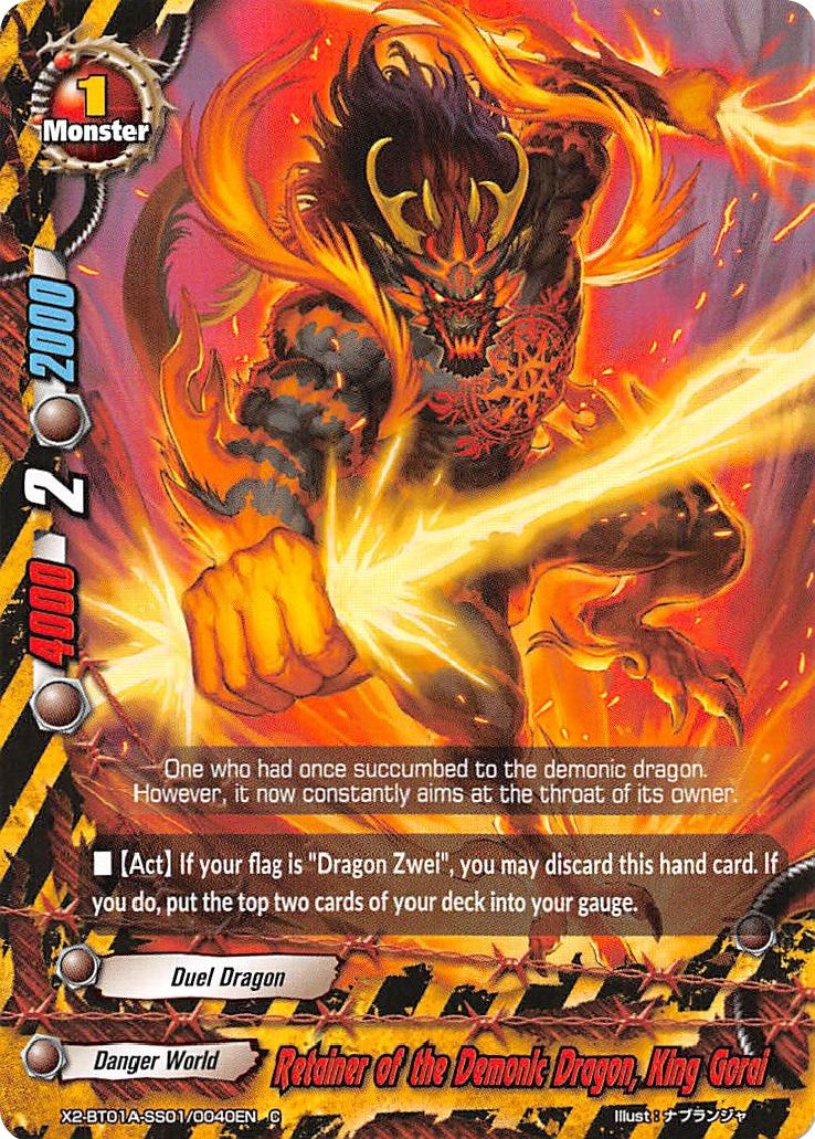 Image for Retainer of the Demonic Dragon, King Gorai (Solar Strife) (X2-BT01A-SS01/0040EN) - Future Card BuddyFight