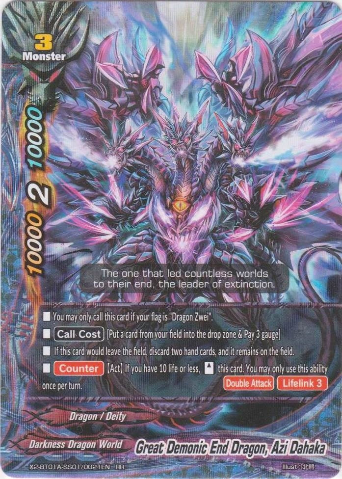 Image for Great Demonic End Dragon, Azi Dahaka (Solar Strife) (X2-BT01A-SS01/0021EN) - Future Card BuddyFight