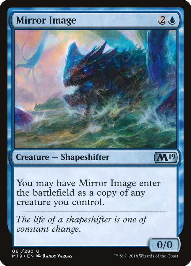 Image for Mirror Image (Core Set 2019) (61) - Magic: The Gathering