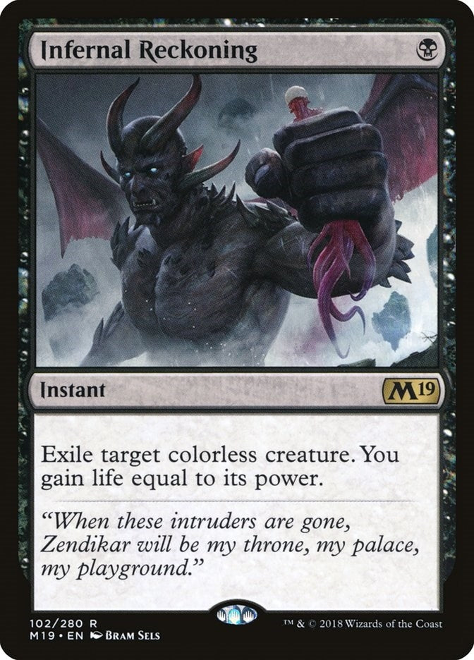 Image for Infernal Reckoning (Core Set 2019) (102) - Magic: The Gathering