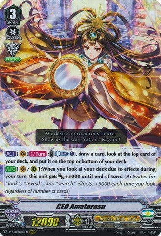 Image for CEO Amaterasu (V-BT01: Unite! Team Q4) (V-BT01/007EN) - Cardfight Vanguard