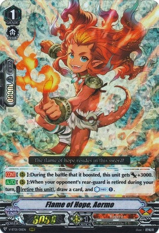 Image for Flame of Hope, Aermo (V-BT01: Unite! Team Q4) (V-BT01/011EN) - Cardfight Vanguard
