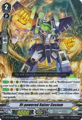 Image for Hi-powered Raizer Custom (V-BT01: Unite! Team Q4) (V-BT01/022EN) - Cardfight Vanguard