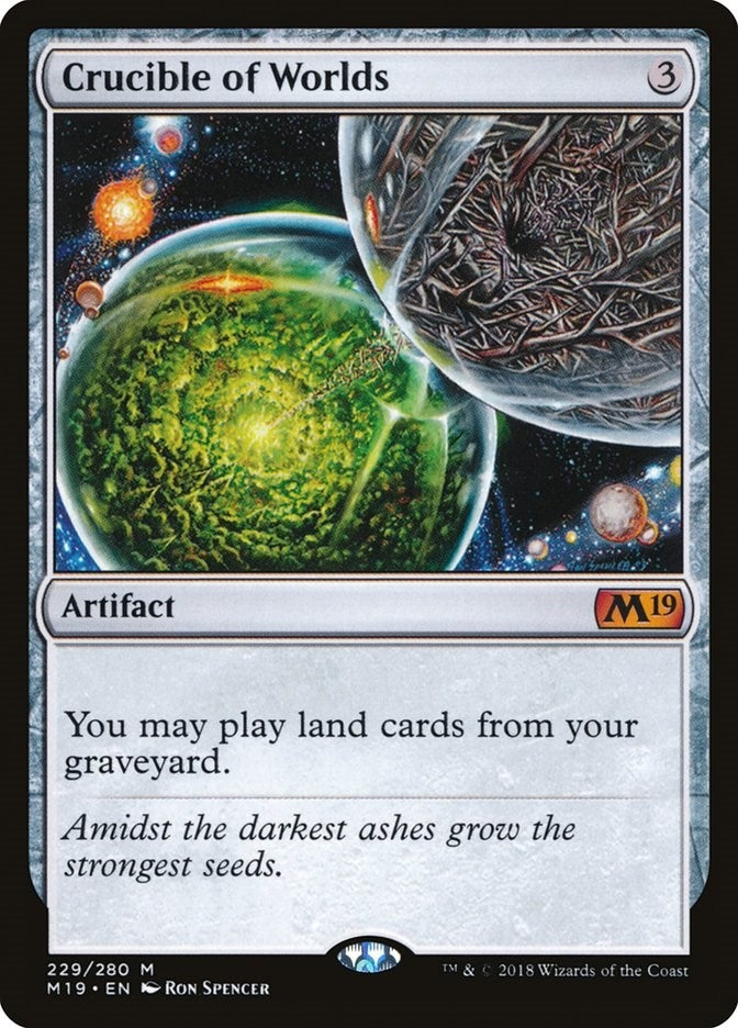 Image for Crucible of Worlds (Core Set 2019) (229) - Magic: The Gathering