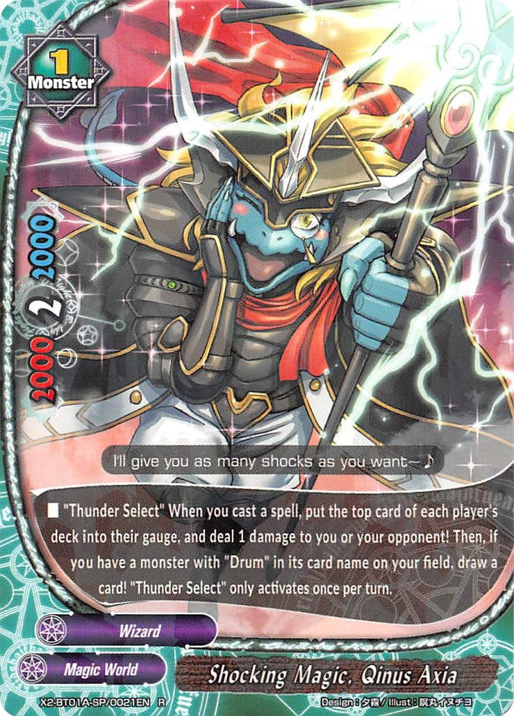 Image for Shocking Magic, Qinus Axia (Solar Strife) (X2-BT01A-SP/0021EN) - Future Card BuddyFight
