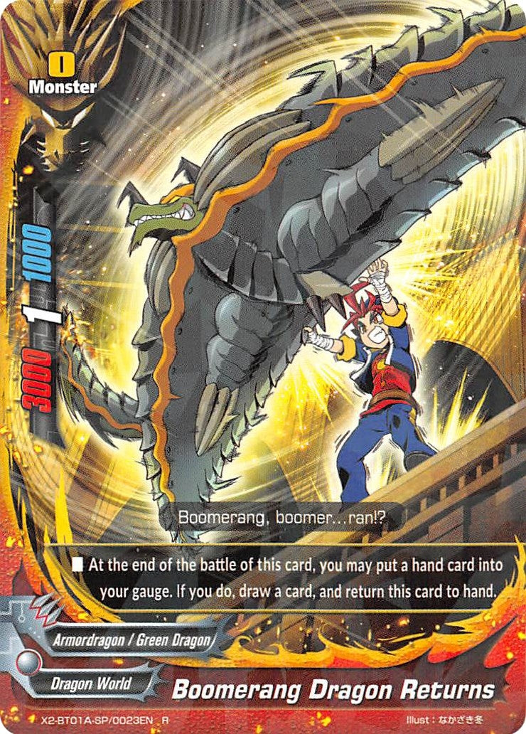 Image for Boomerang Dragon Returns (Solar Strife) (X2-BT01A-SP/0023EN) - Future Card BuddyFight